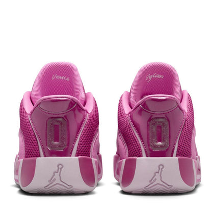 Rose - Pack Shot - Nike Childrens-Kids Air Jordan Tatum 4 Logo Basketball Shoes