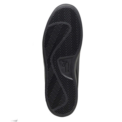 Black-Grey - Back - Puma Mens Smash 3.0 Suede Water Resistant Trainers
