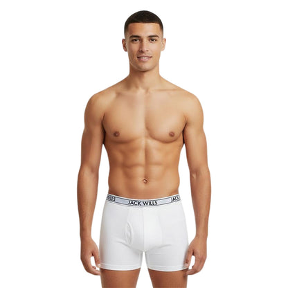 White - Side - Jack Wills Mens Boxer Shorts (Pack of 3)