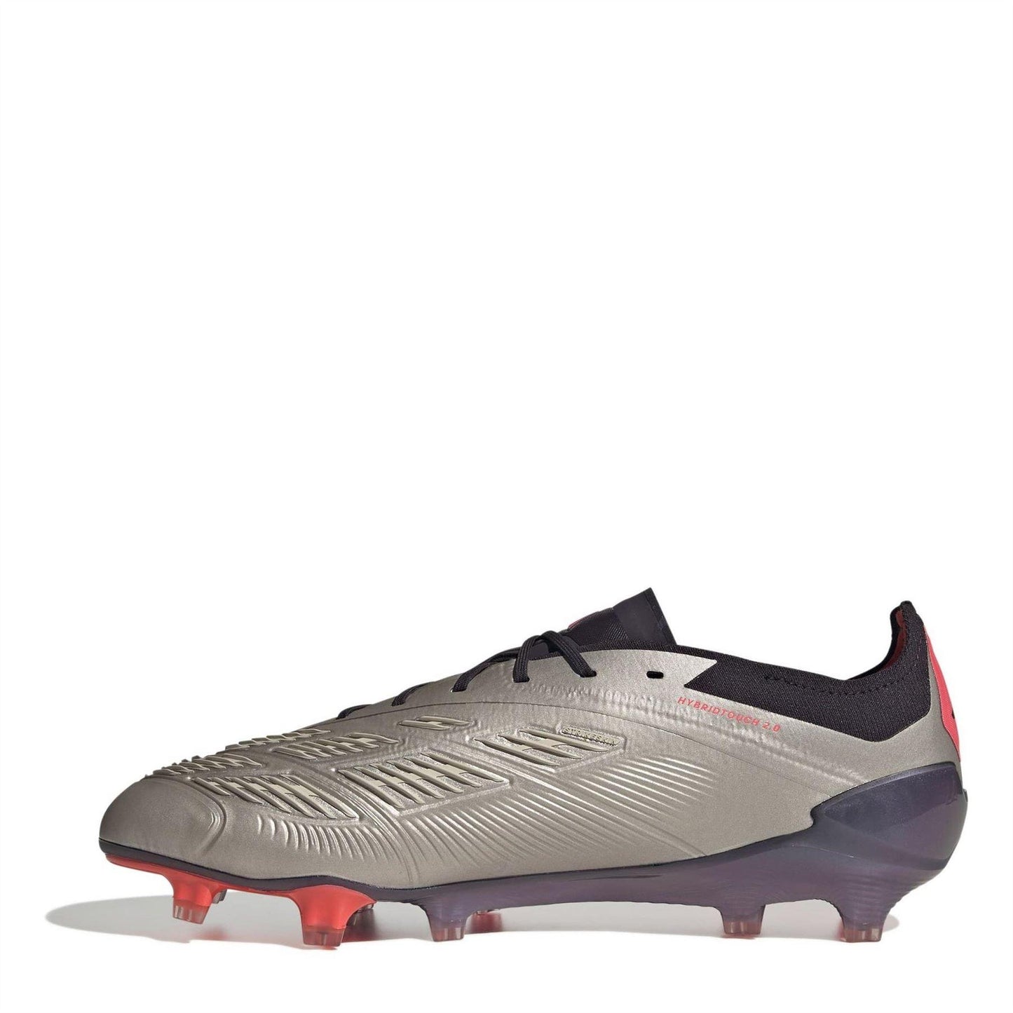 Silver-Black - Back - Adidas Mens Predator Elite Firm Ground Football Boots