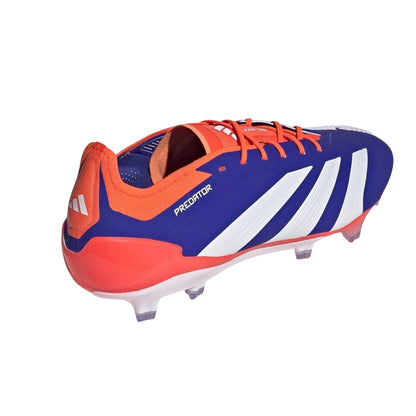 Blue-White-Red - Back - Adidas Mens Predator Elite Firm Ground Football Boots
