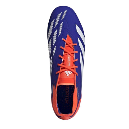 Blue-White-Red - Pack Shot - Adidas Mens Predator Elite Firm Ground Football Boots