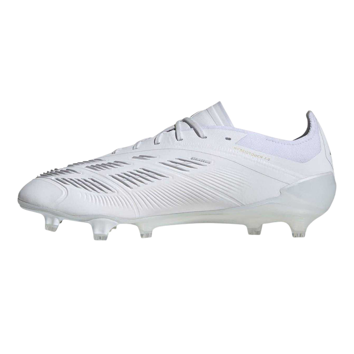 White-Gold - Side - Adidas Mens Predator Elite Firm Ground Football Boots