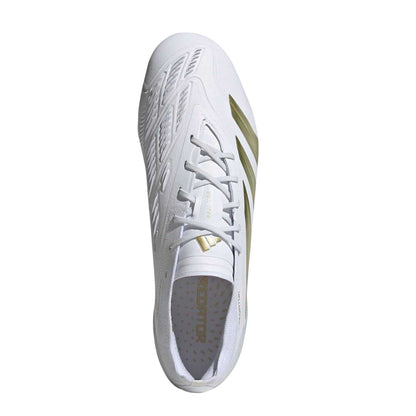 White-Gold - Lifestyle - Adidas Mens Predator Elite Firm Ground Football Boots
