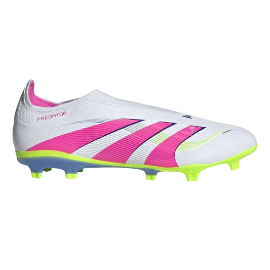 White - Front - Adidas Mens Predator League Firm Ground Football Boots