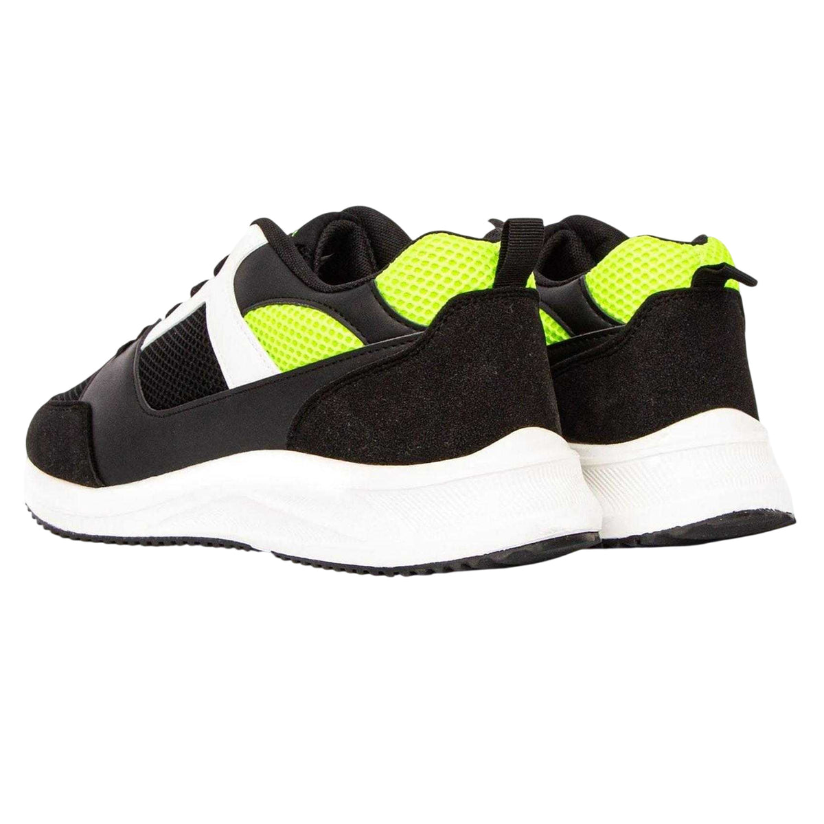 Blue-Yellow - Back - Loyalty & Faith Mens Contrast Trainers