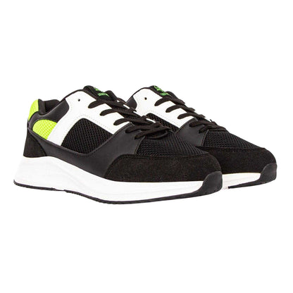 Blue-Yellow - Side - Loyalty & Faith Mens Contrast Trainers