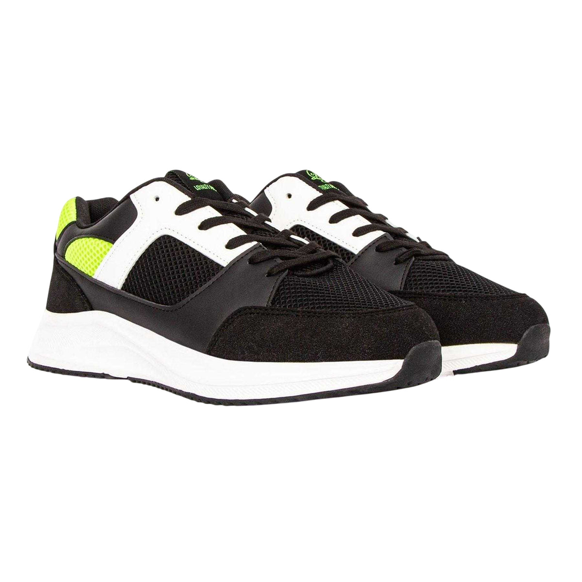 Blue-Yellow - Side - Loyalty & Faith Mens Contrast Trainers