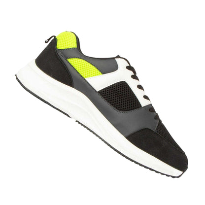 Blue-Yellow - Lifestyle - Loyalty & Faith Mens Contrast Trainers