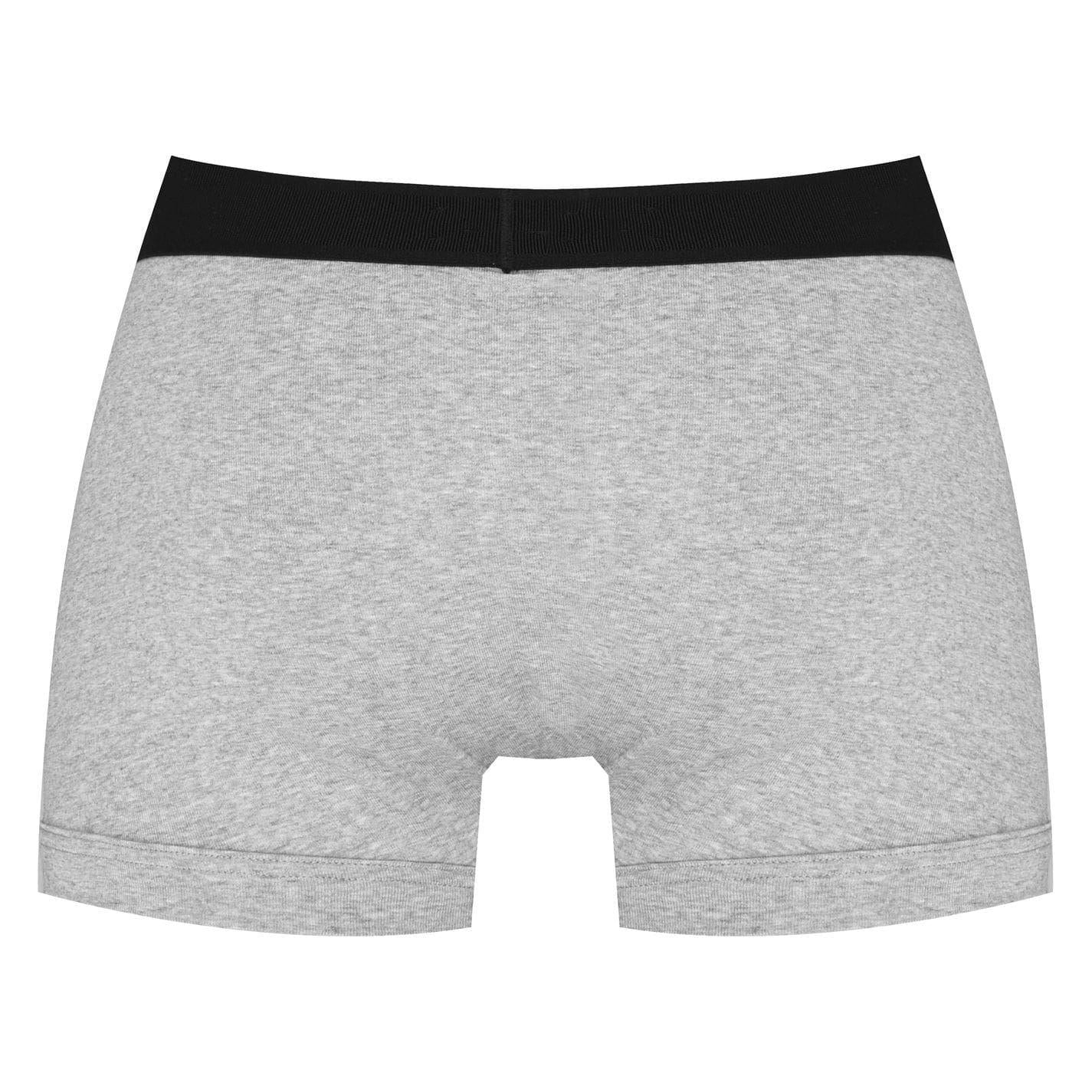 Grey - Side - Tom Ford Mens Logo Boxer Shorts (Pack of 2)