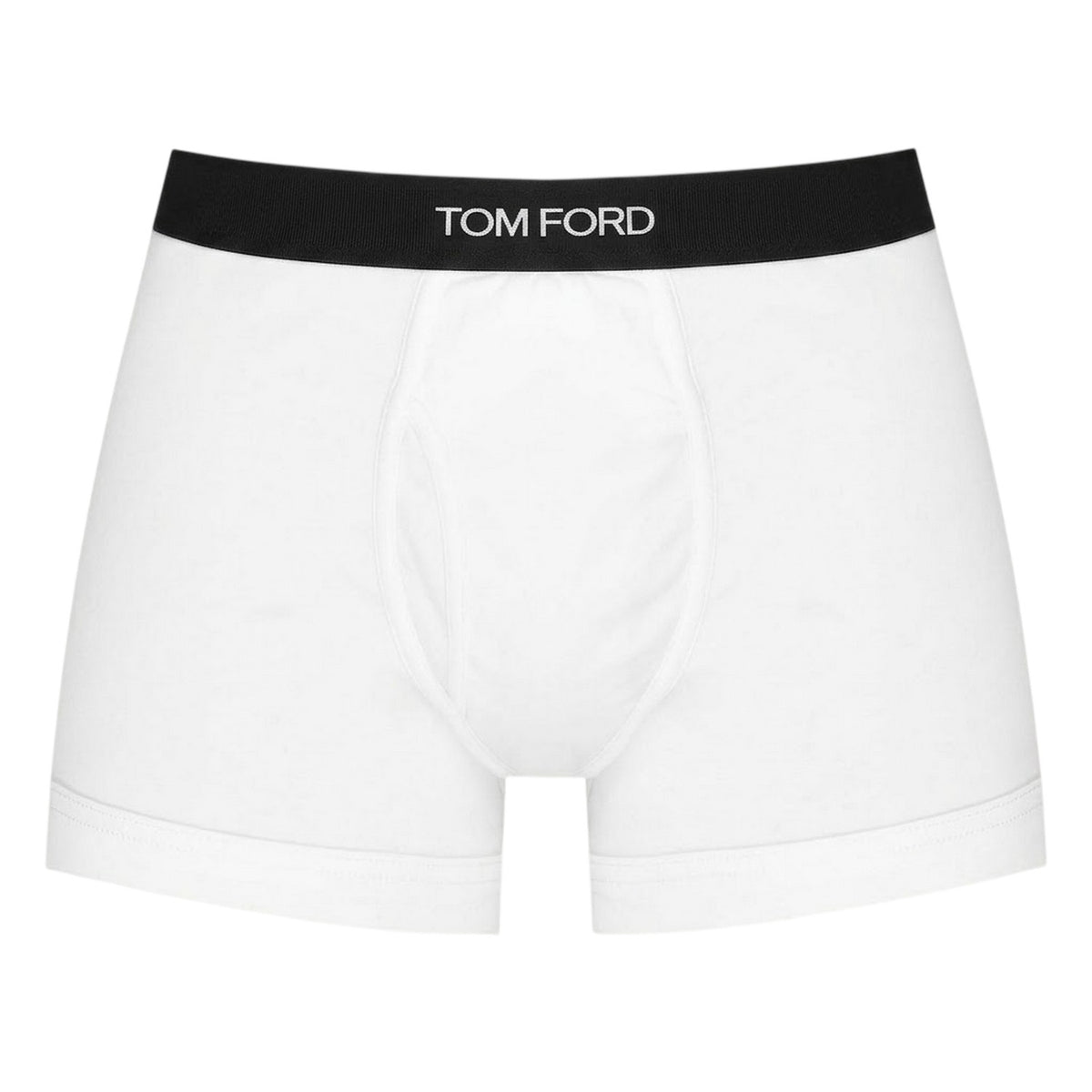 White - Side - Tom Ford Mens Logo Boxer Shorts (Pack of 2)