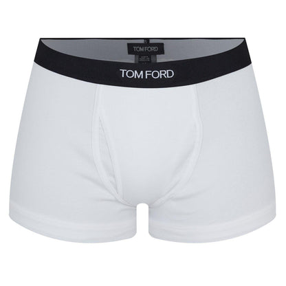 Black-White - Back - Tom Ford Mens Logo Boxer Shorts (Pack of 2)