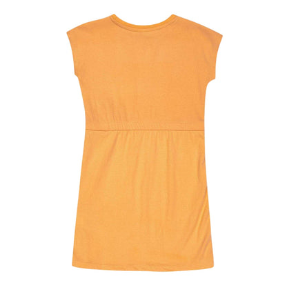 Cantaloupe - Back - Reebok Girls Logo Relaxed Fit Dolman T-Shirt Dress