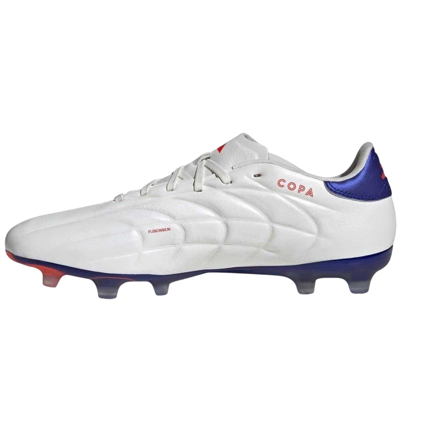White-Blue - Side - Adidas Mens Copa Pure 2 Elite Leather Firm Ground Football Boots