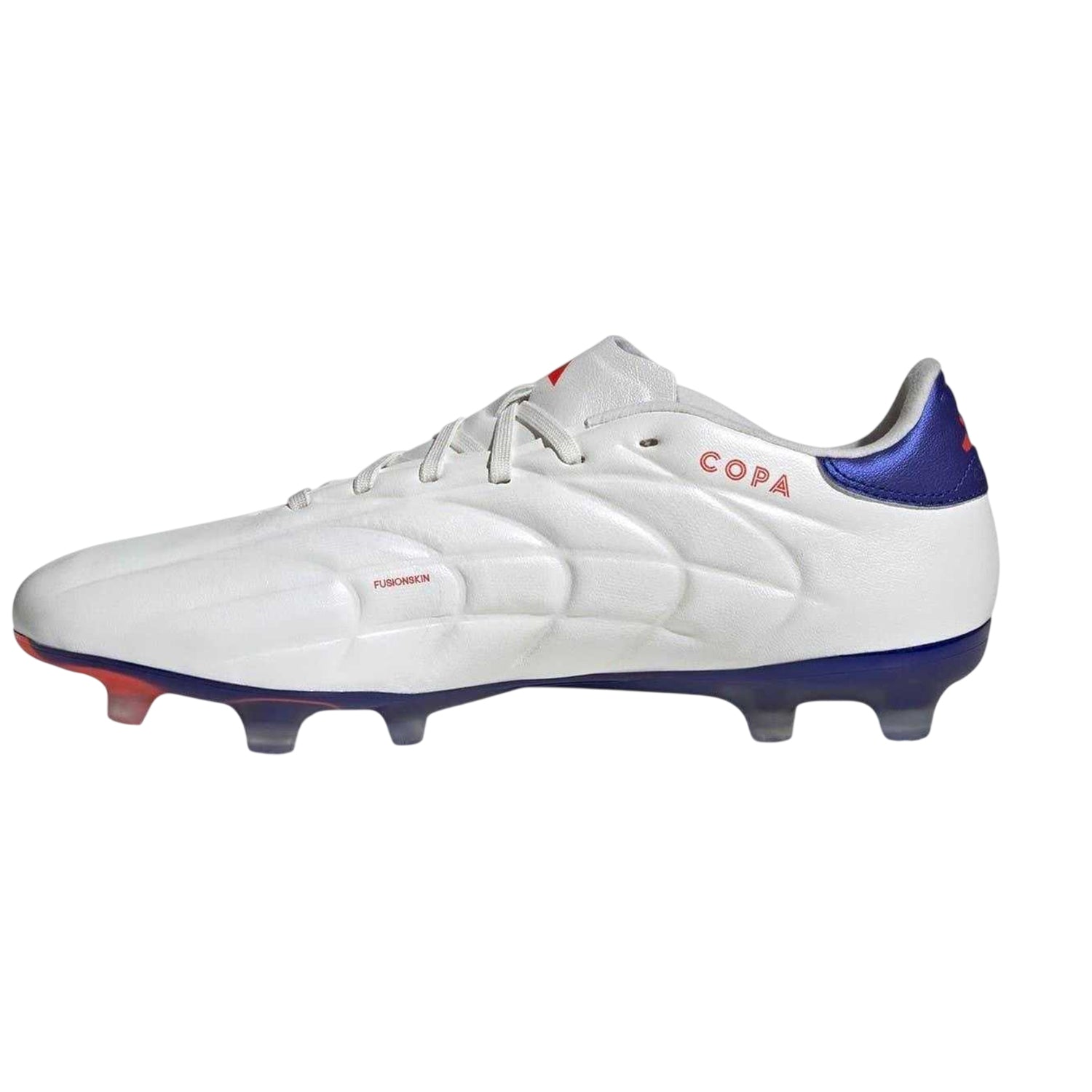 White-Blue - Side - Adidas Mens Copa Pure 2 Elite Leather Firm Ground Football Boots