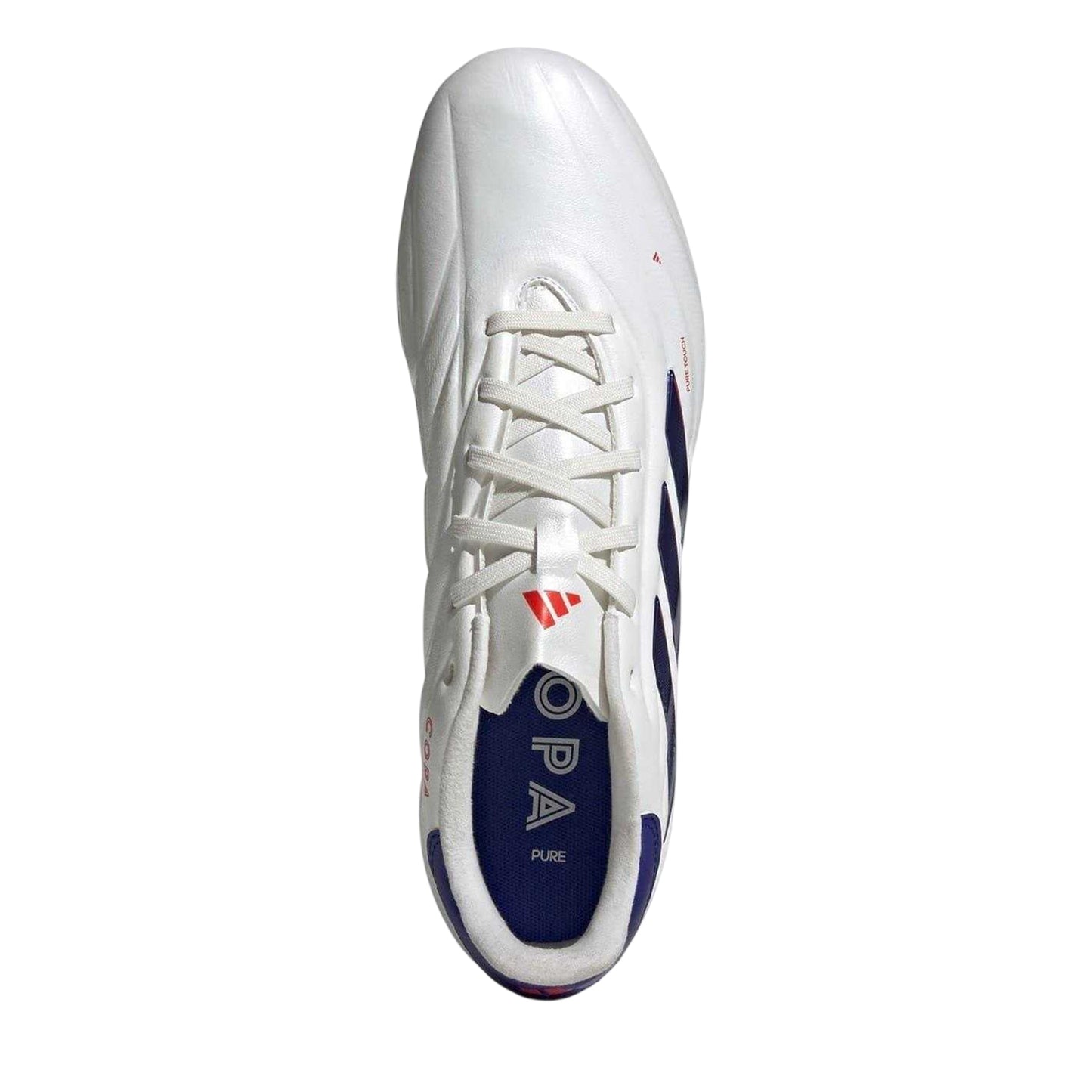 White-Blue - Lifestyle - Adidas Mens Copa Pure 2 Elite Leather Firm Ground Football Boots