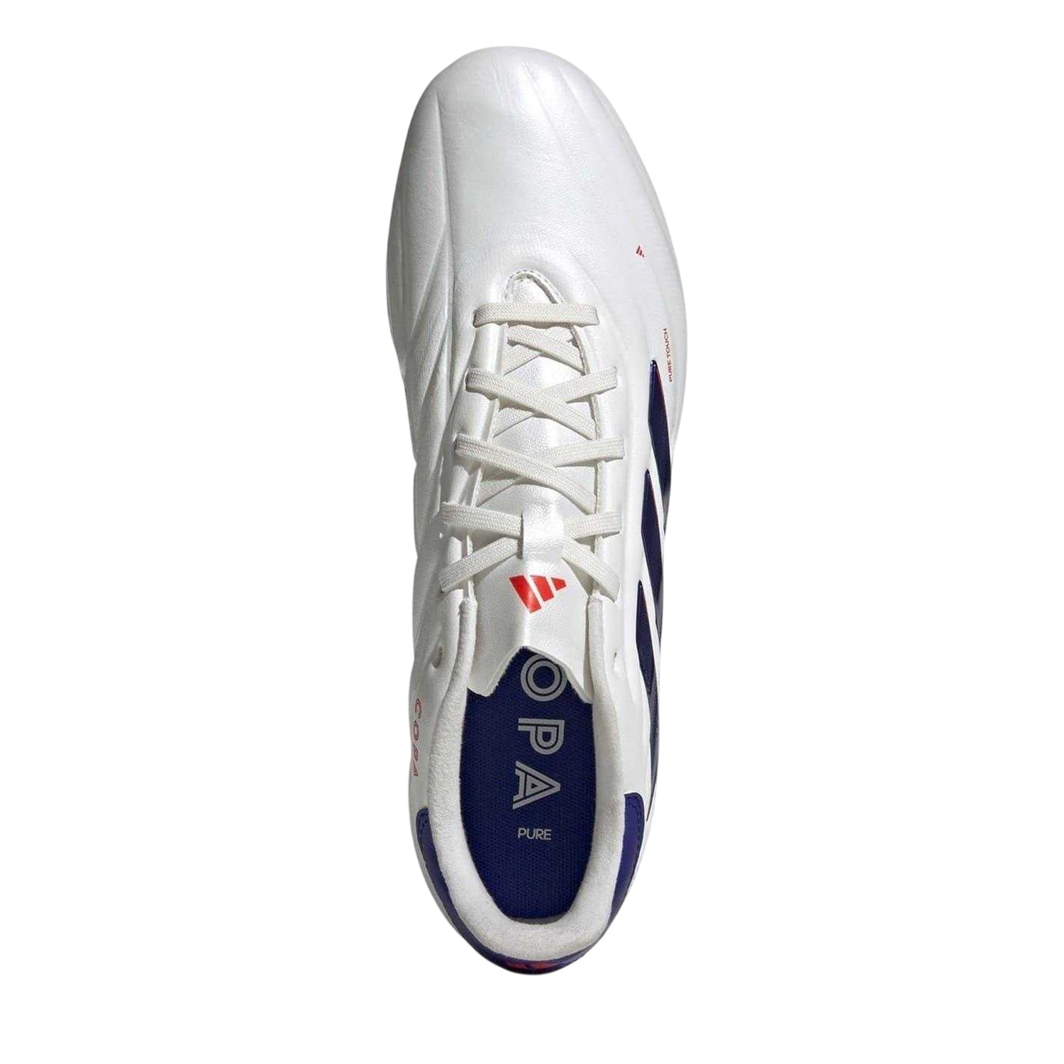 White-Blue - Lifestyle - Adidas Mens Copa Pure 2 Elite Leather Firm Ground Football Boots
