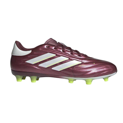 Red - Front - Adidas Mens Copa Pure 2 Elite Leather Firm Ground Football Boots