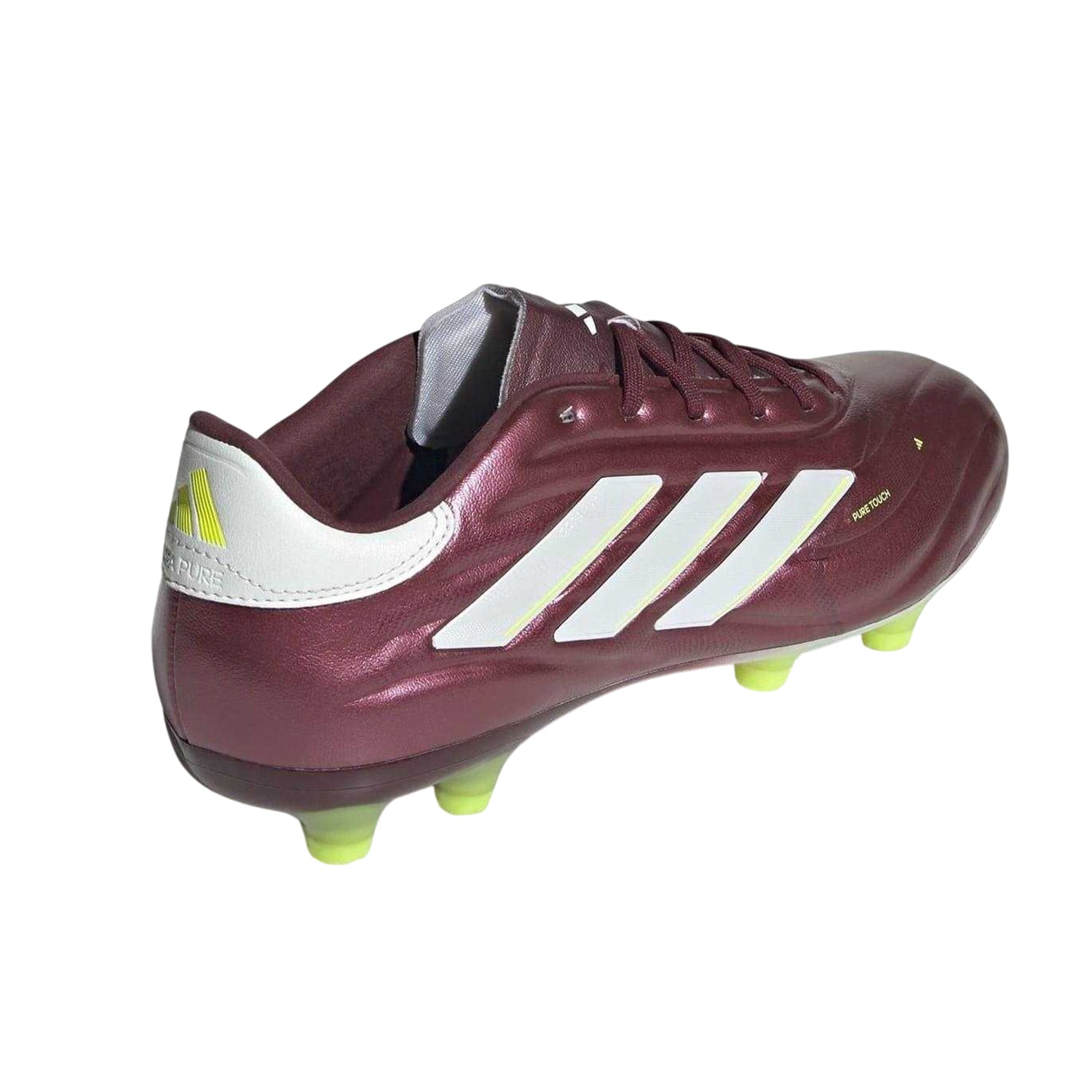 Red - Back - Adidas Mens Copa Pure 2 Elite Leather Firm Ground Football Boots