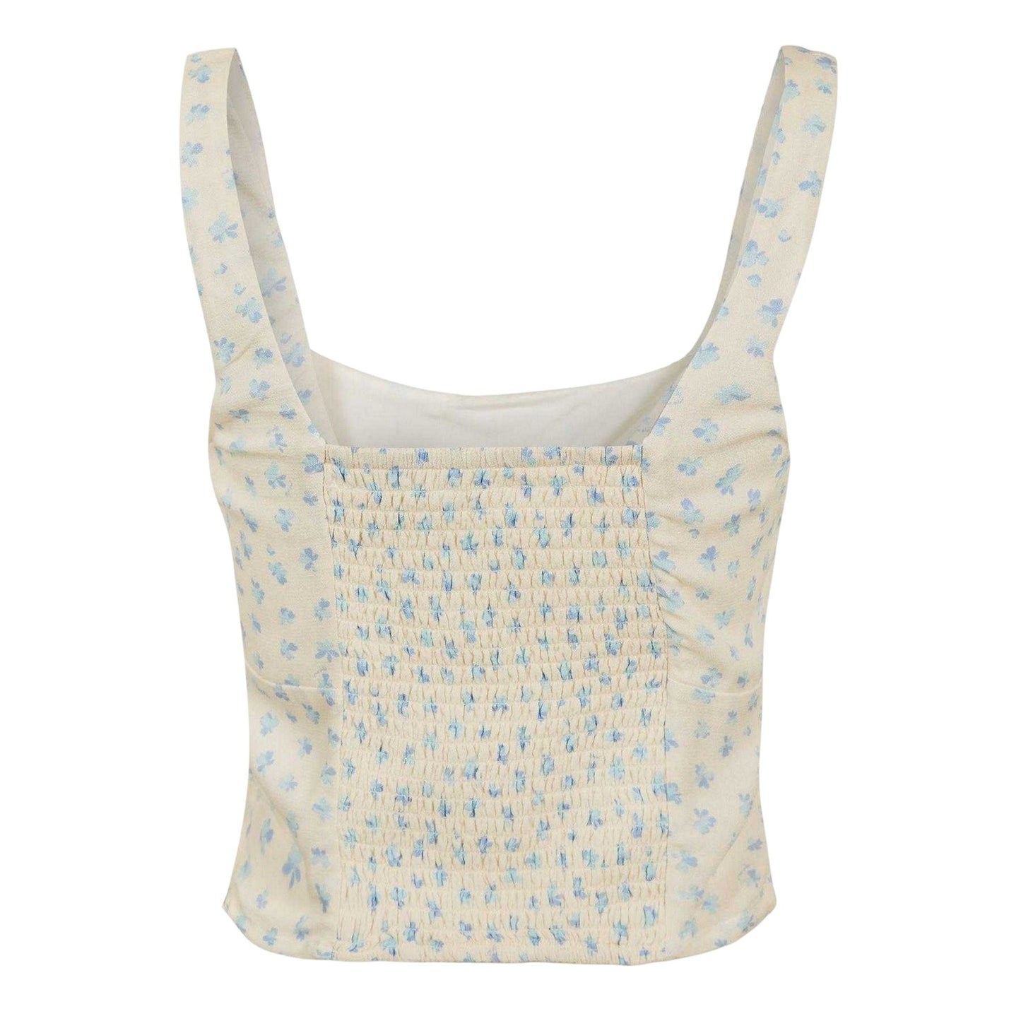 Multicoloured - Back - Jack Wills Womens-Ladies Floral Fitted Crop Top