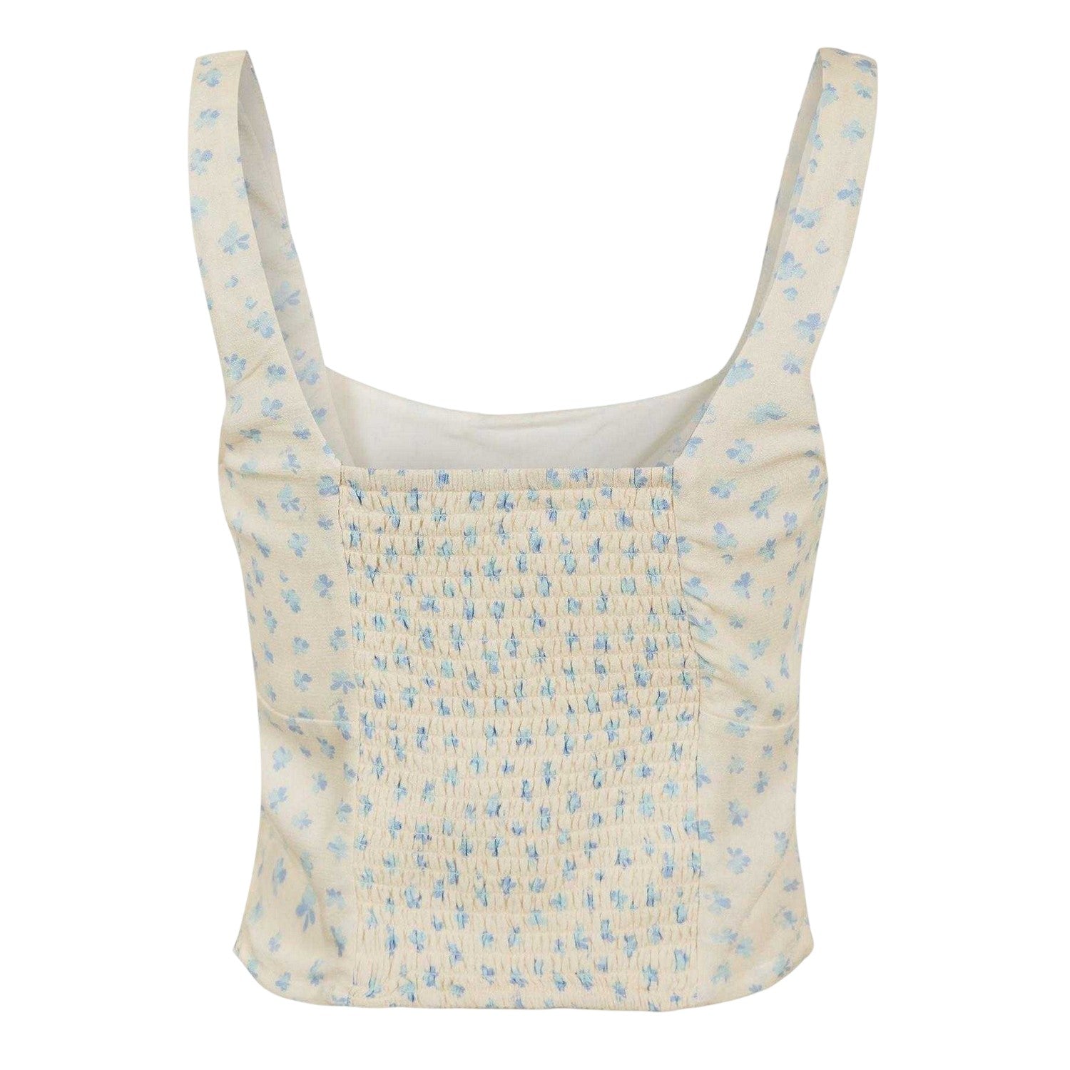 Multicoloured - Back - Jack Wills Womens-Ladies Floral Fitted Crop Top