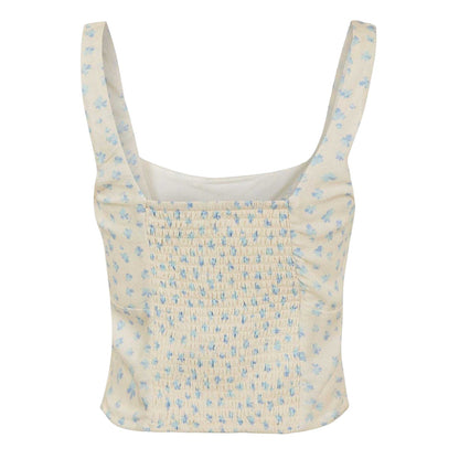 Multicoloured - Back - Jack Wills Womens-Ladies Floral Fitted Crop Top