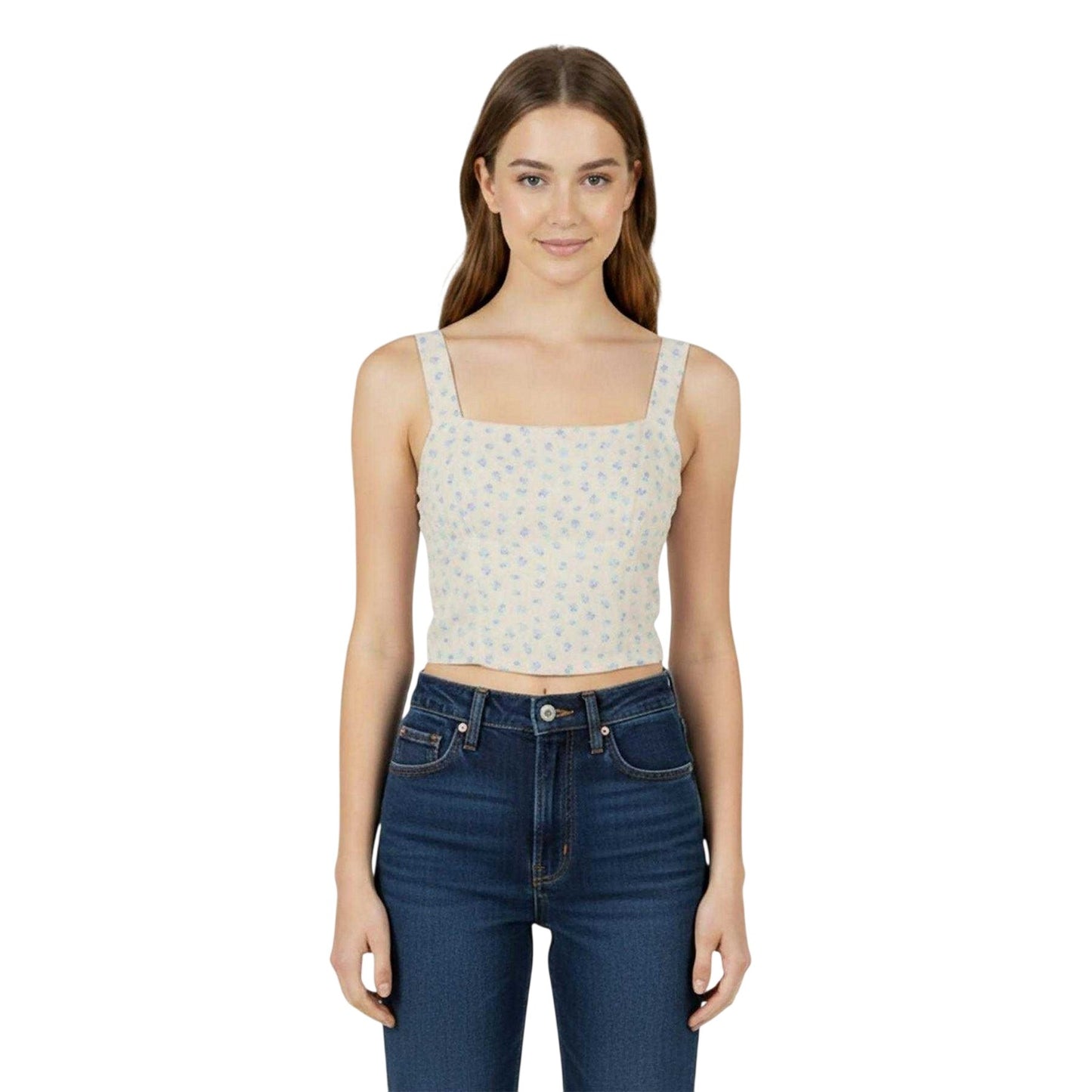 Multicoloured - Side - Jack Wills Womens-Ladies Floral Fitted Crop Top