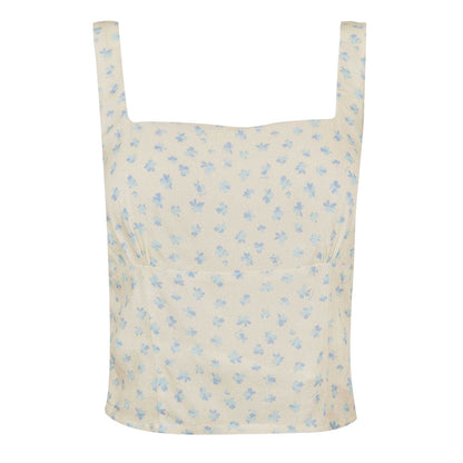Multicoloured - Front - Jack Wills Womens-Ladies Floral Fitted Crop Top