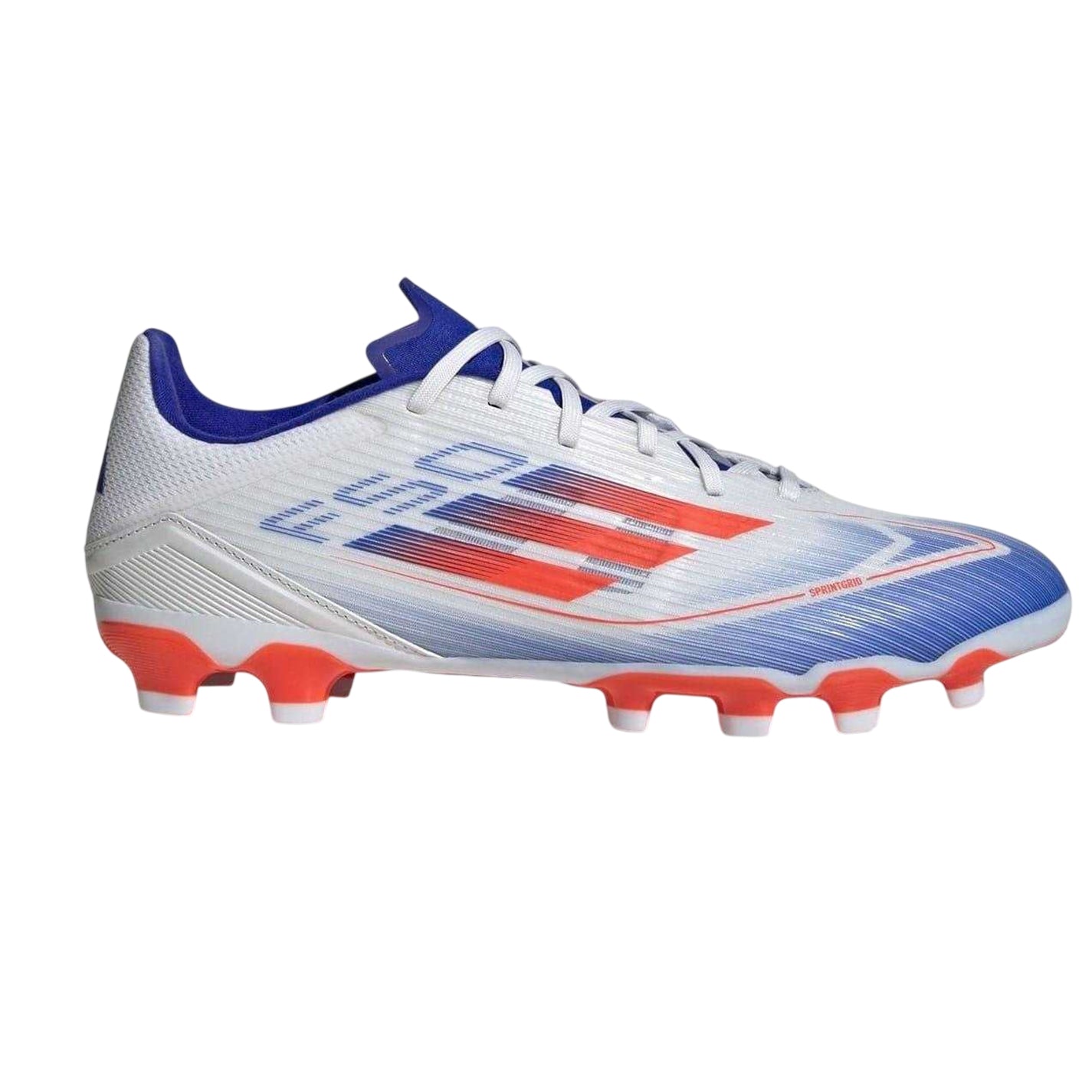 White-Red-Blue - Front - Adidas Mens F50 League Football Boots