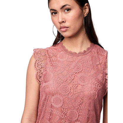 Canyon Rose - Side - Pieces Womens-Ladies Olline Lace Casual Mini Dress