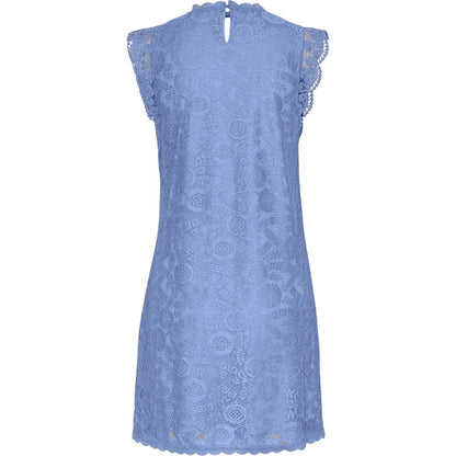 Hydrangea - Back - Pieces Womens-Ladies Olline Lace Casual Mini Dress