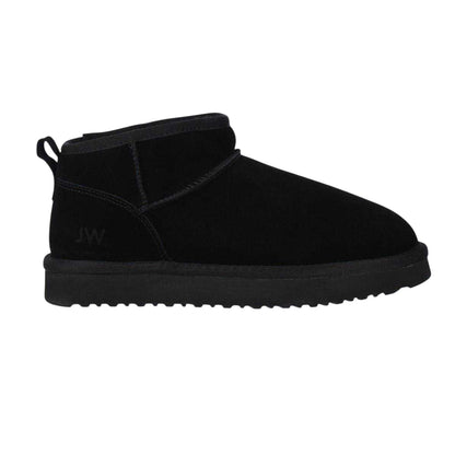 Black - Front - Jack Wills Womens-Ladies Leather Snug Fit Boots