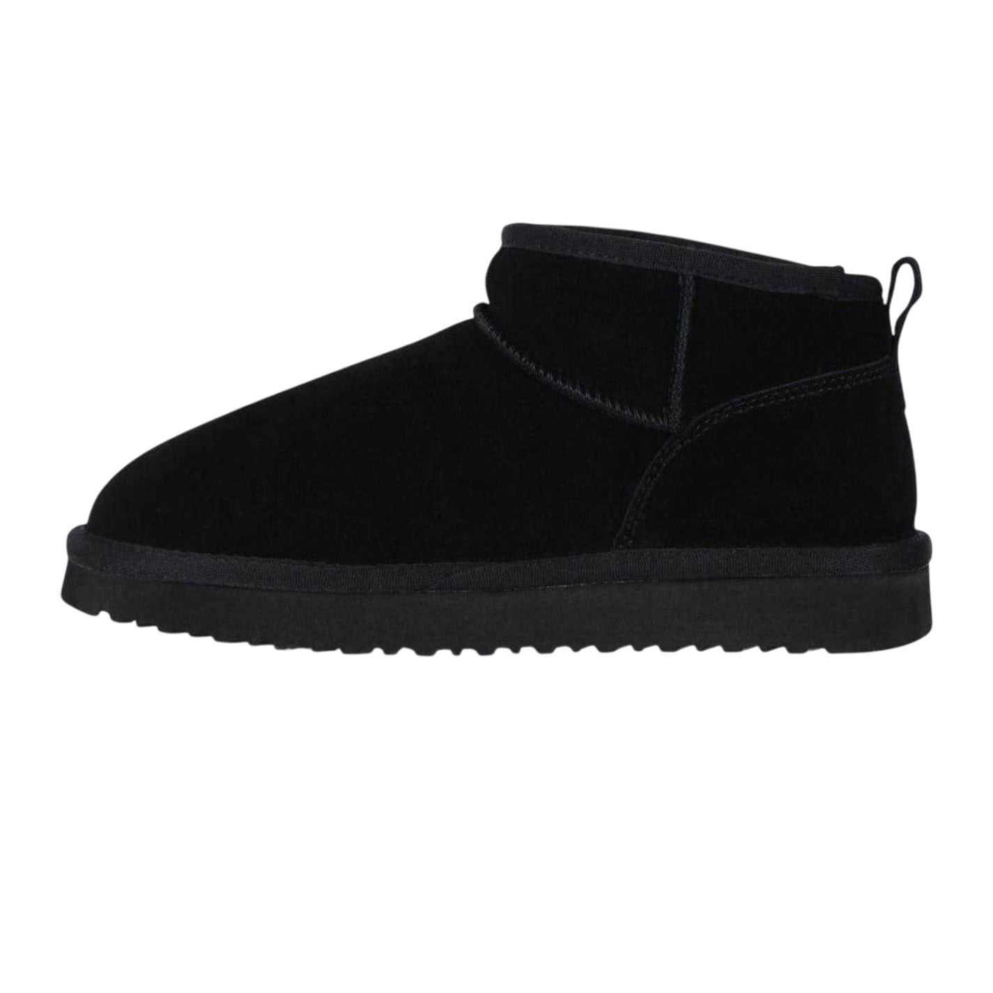 Black - Side - Jack Wills Womens-Ladies Leather Snug Fit Boots