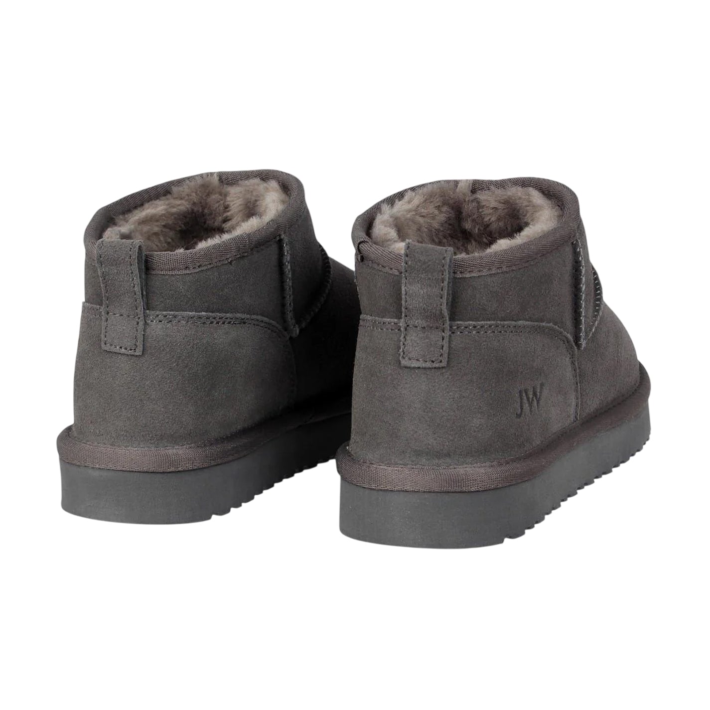 Grey - Back - Jack Wills Womens-Ladies Leather Snug Fit Boots