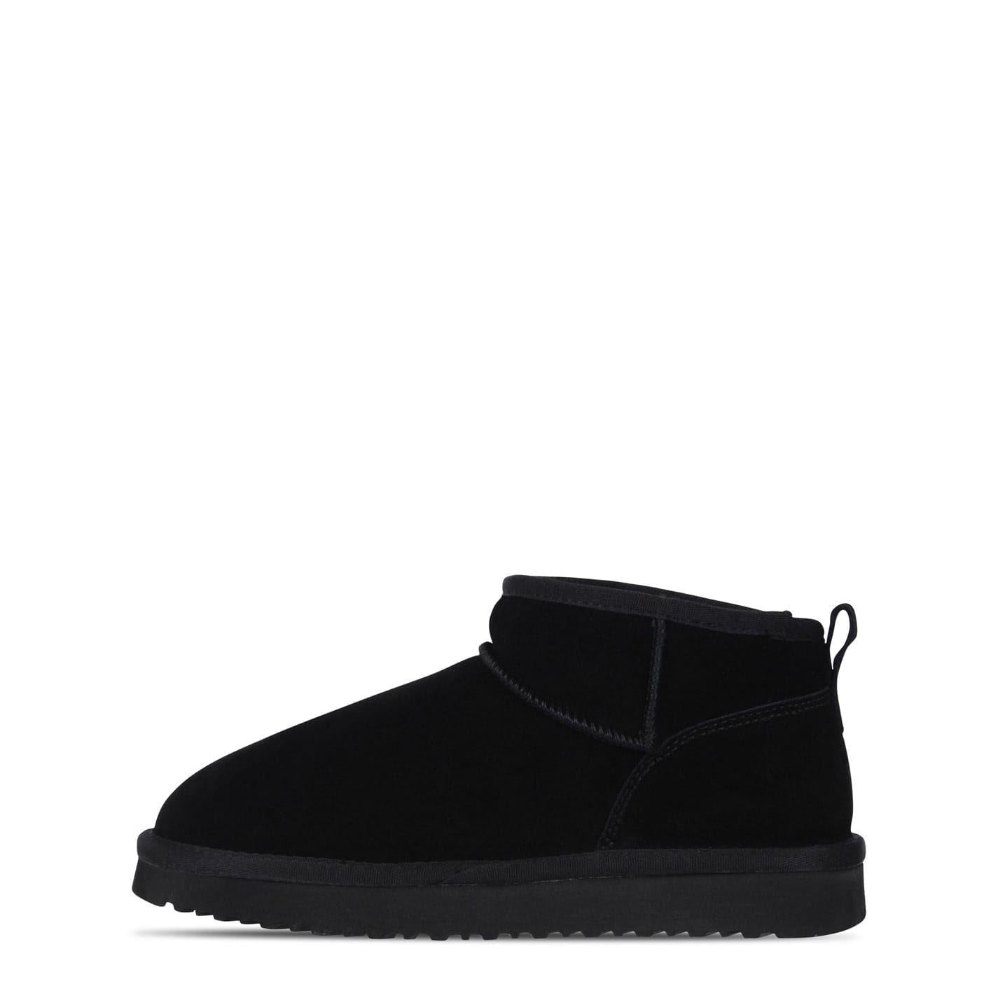 Jet Black - Back - Jack Wills Womens-Ladies Leather Snug Fit Boots