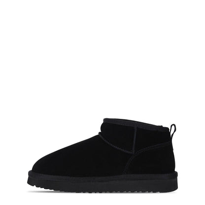 Jet Black - Back - Jack Wills Womens-Ladies Leather Snug Fit Boots