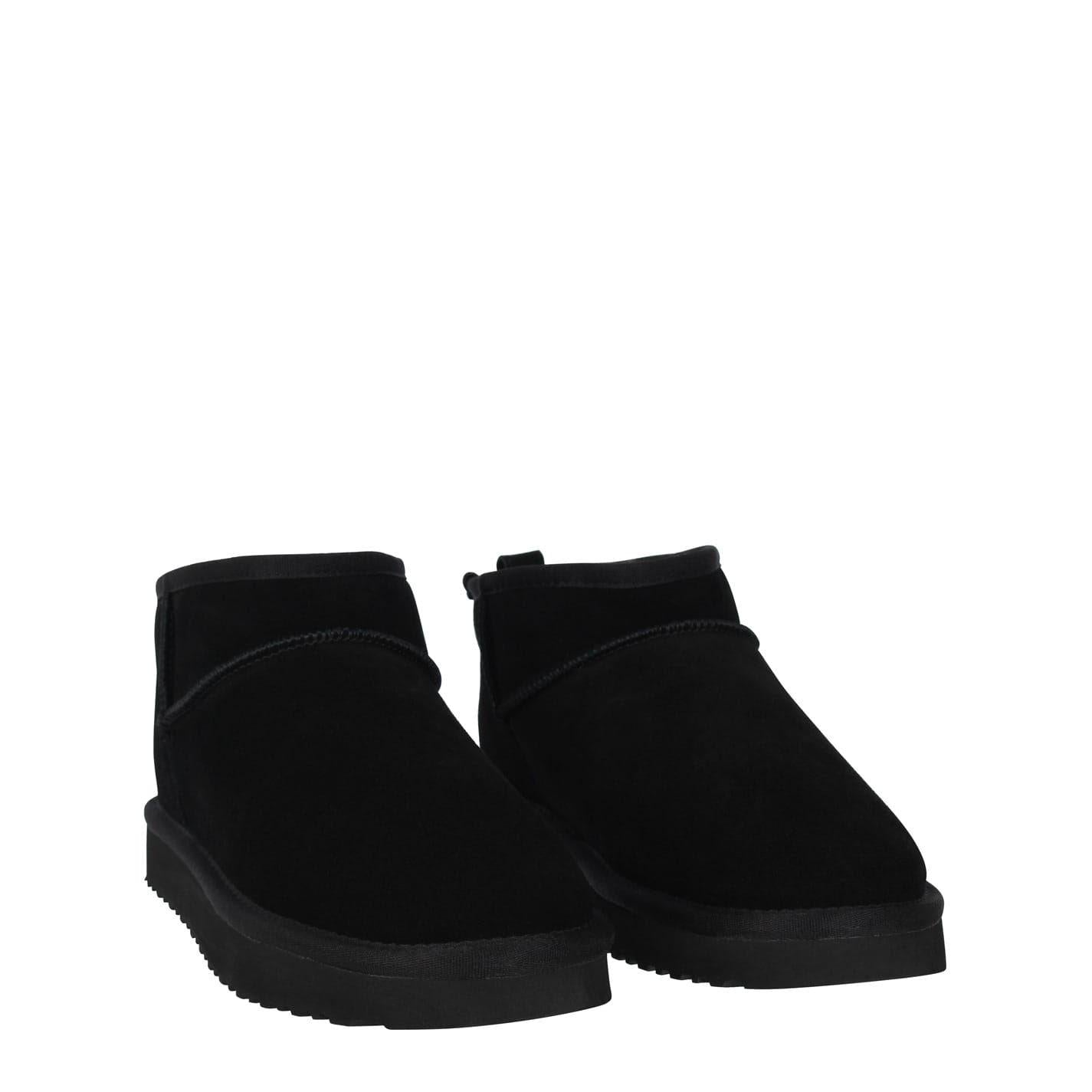 Jet Black - Side - Jack Wills Womens-Ladies Leather Snug Fit Boots