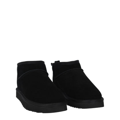 Jet Black - Side - Jack Wills Womens-Ladies Leather Snug Fit Boots