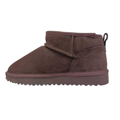 Chocolate - Side - Jack Wills Womens-Ladies Leather Snug Fit Boots
