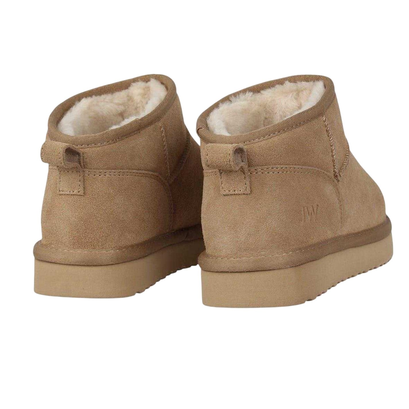 Sand - Back - Jack Wills Womens-Ladies Leather Snug Fit Boots
