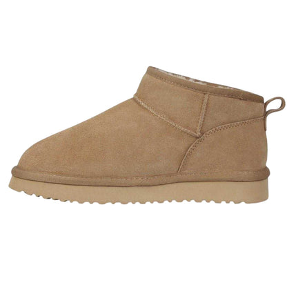 Sand - Side - Jack Wills Womens-Ladies Leather Snug Fit Boots
