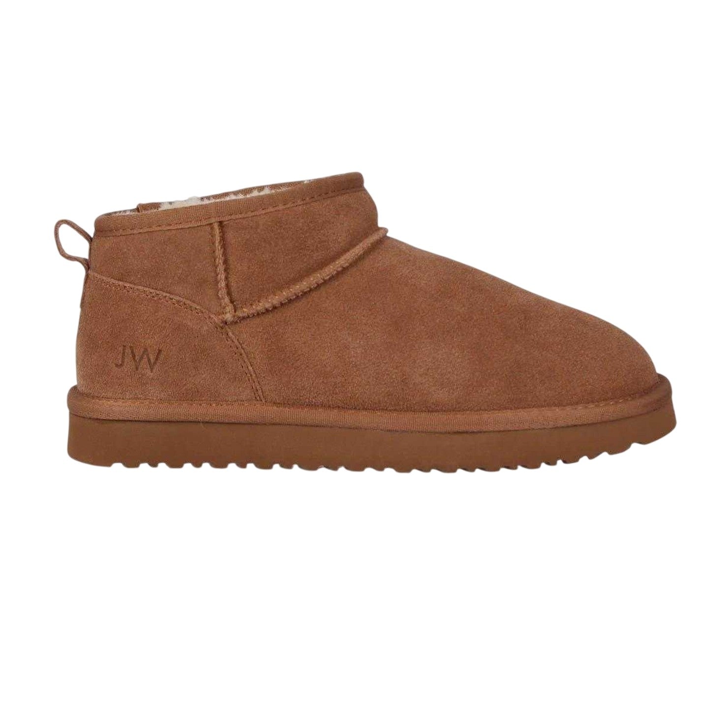Tan - Front - Jack Wills Womens-Ladies Leather Snug Fit Boots