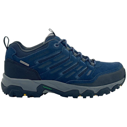 Navy - Front - Karrimor Mens Mount Suede Low Waterproof Walking Shoes