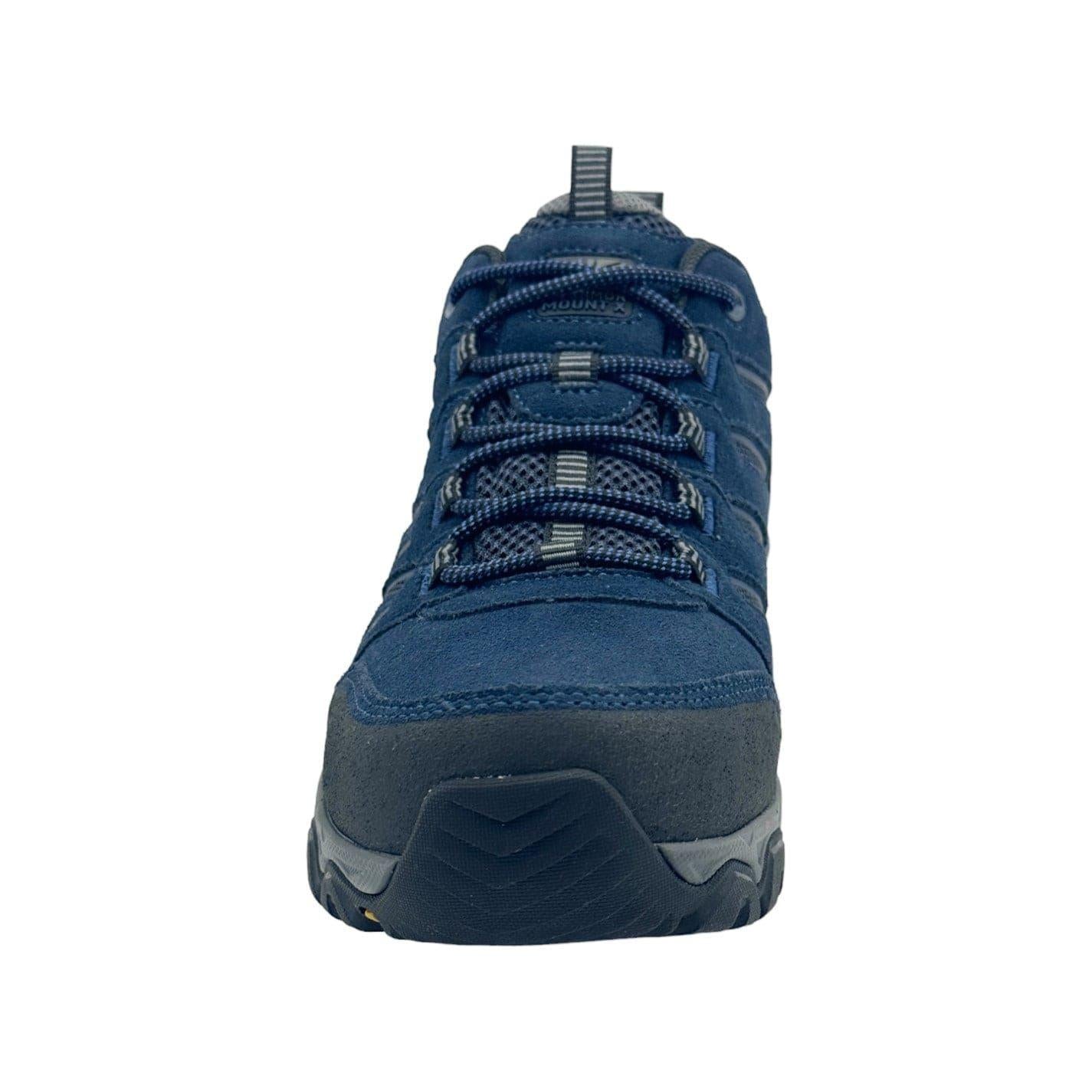 Navy - Pack Shot - Karrimor Mens Mount Suede Low Waterproof Walking Shoes