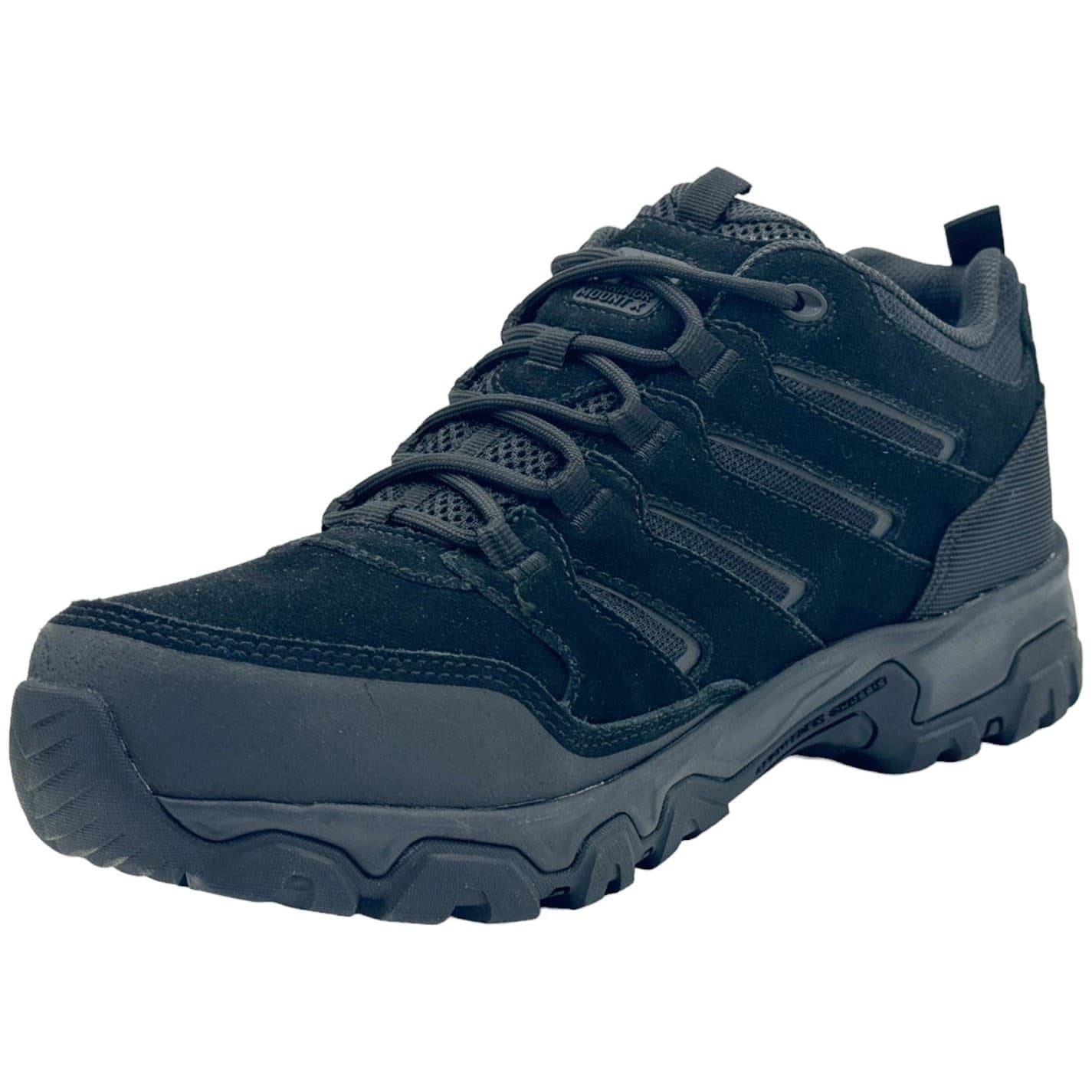 Black - Lifestyle - Karrimor Mens Mount Suede Low Waterproof Walking Shoes