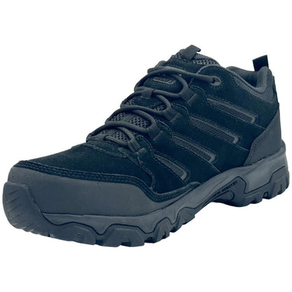 Black - Lifestyle - Karrimor Mens Mount Suede Low Waterproof Walking Shoes