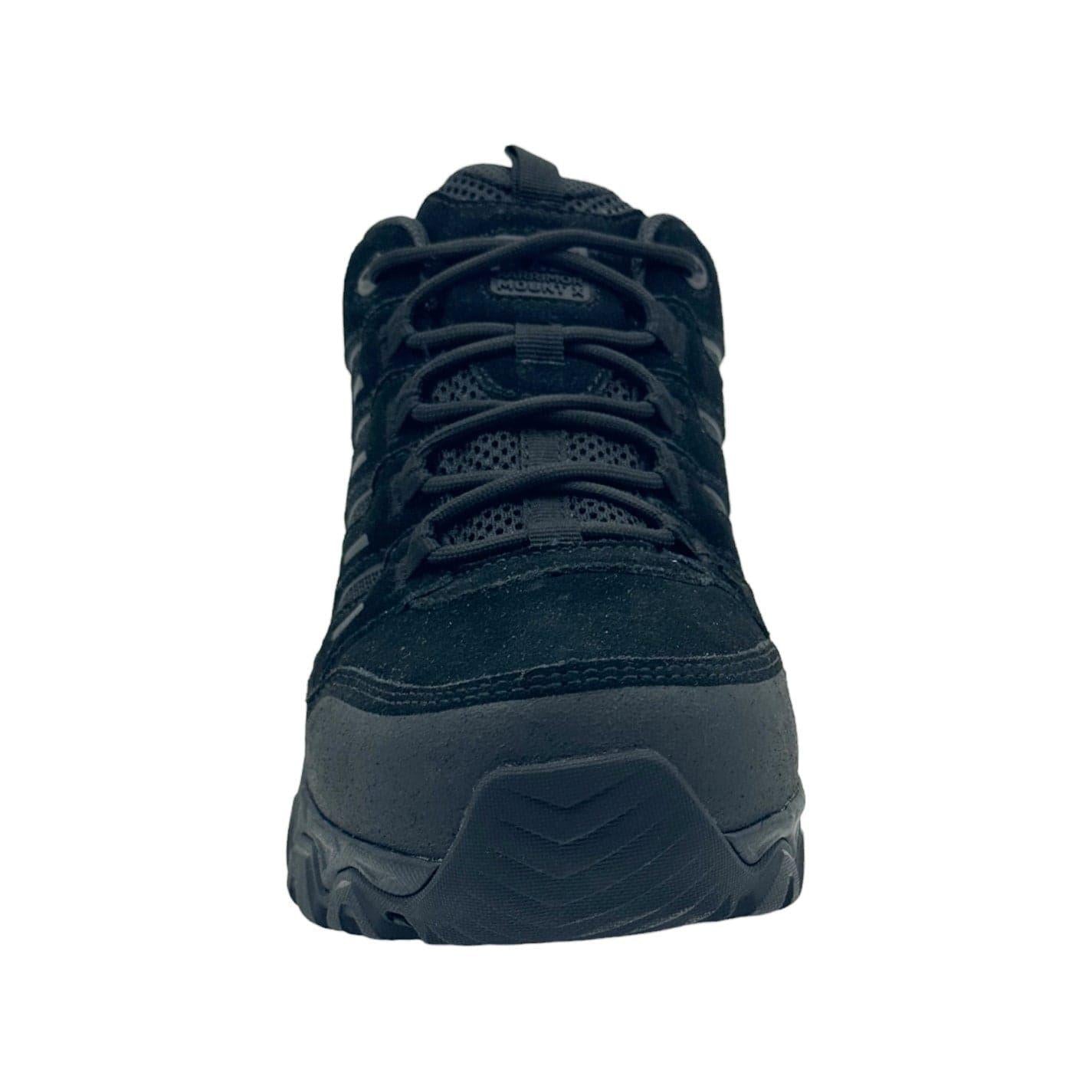 Black - Pack Shot - Karrimor Mens Mount Suede Low Waterproof Walking Shoes