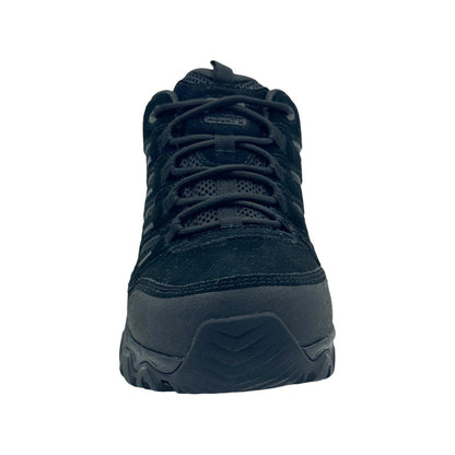 Black - Pack Shot - Karrimor Mens Mount Suede Low Waterproof Walking Shoes