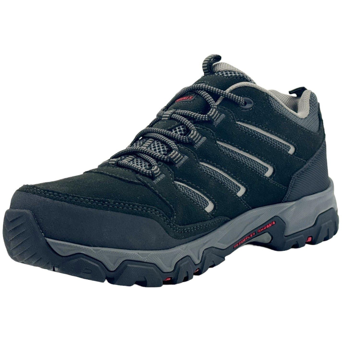 Black-Grey - Lifestyle - Karrimor Mens Mount Suede Low Waterproof Walking Shoes
