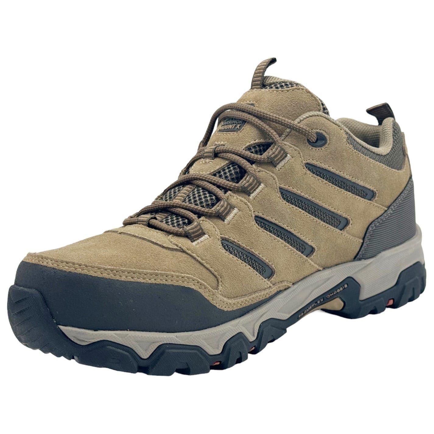 Taupe - Lifestyle - Karrimor Mens Mount Suede Low Waterproof Walking Shoes